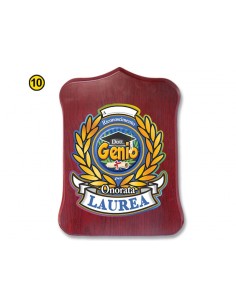 Crest in legno Cm. 19x13 da...