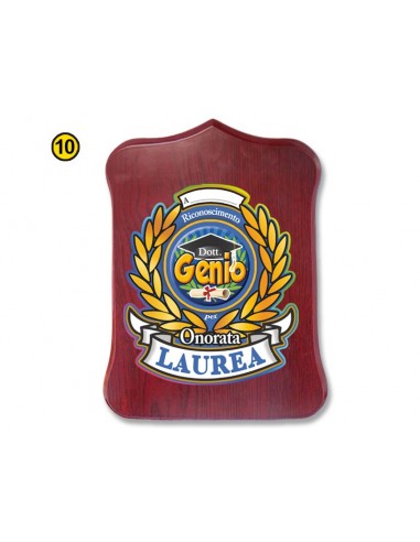 Crest in legno Cm. 19x13 da tavolo o...