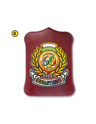 Crest in legno Cm. 19x13 da tavolo o...
