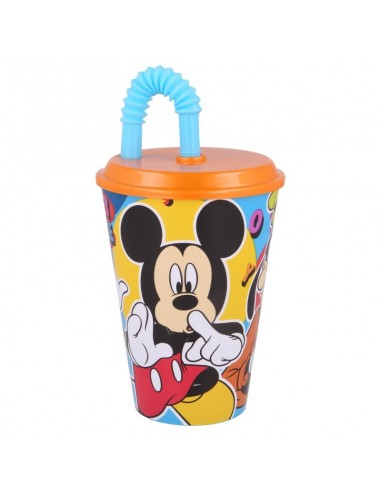 Bicchiere con cannuccia 430 ML -...