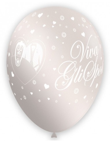 Palloncini lattice 11"/12" perla...