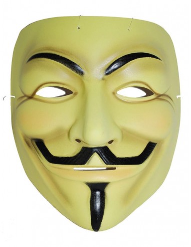 Maschera pvc deluxe Anonymous