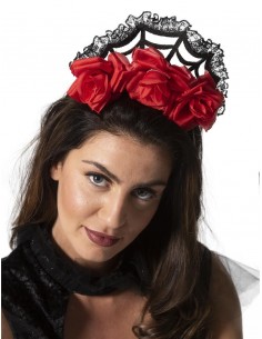 Cerchietto con diadema Rose...