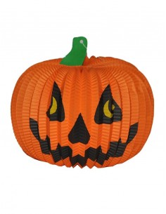 Lanterna carta zucca Cm....