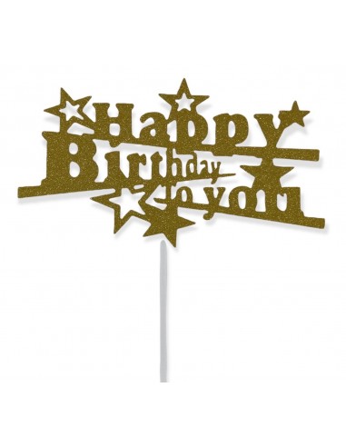 Topper per torta "Happy Birthday to...