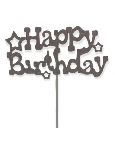 Topper per torta "Happy Birthday"...