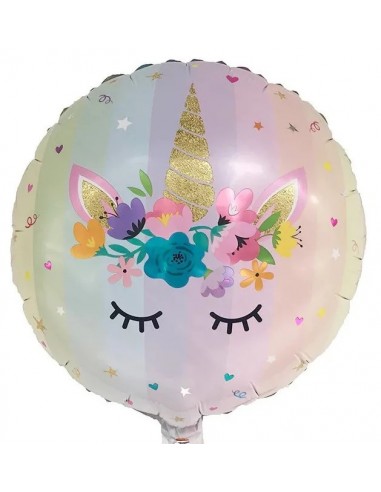 Palloncino mylar 18" Cm. 45 - Unicorno