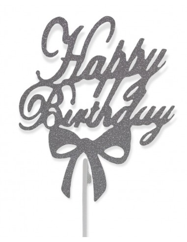 Topper per torta "Happy Birthday...
