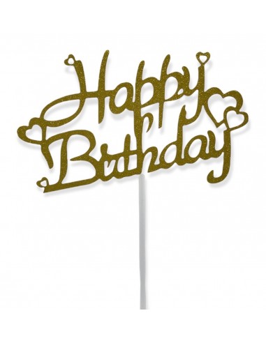 Topper per torta "Happy Birthday"...
