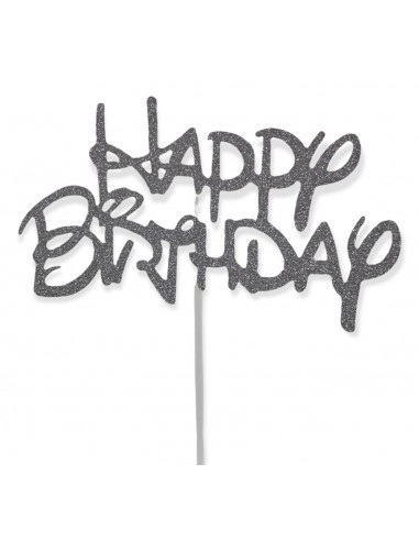 Topper per torta "Happy Birthday"...