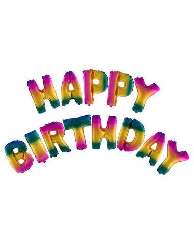 Palloncini mylar scritta Happy...