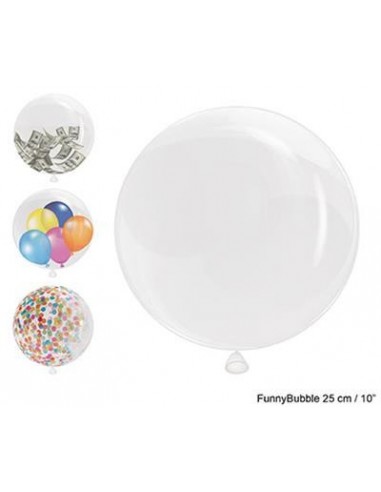 Palloncino bubble trasparente 10''...