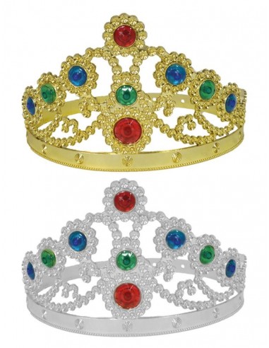 Coroncina tiara con pietre Silver