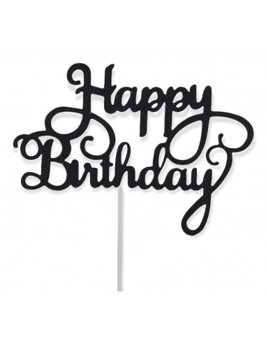 Topper per torta "Happy Birthday"...