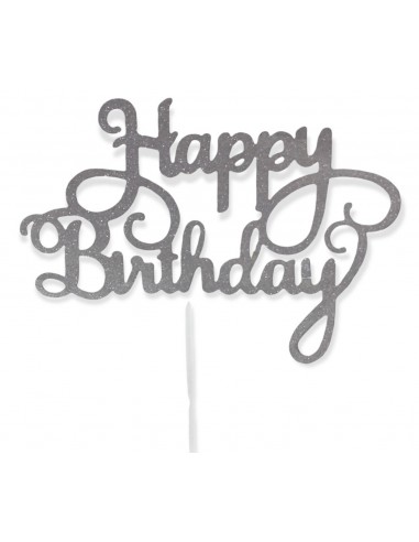 Topper per torta "Happy Birthday"...