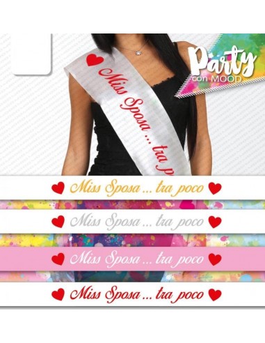 Fascia in tessuto "Miss Sposa.. tra...