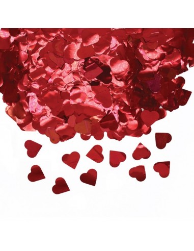 Confetti in foil cuori rossi cm. 2 -...