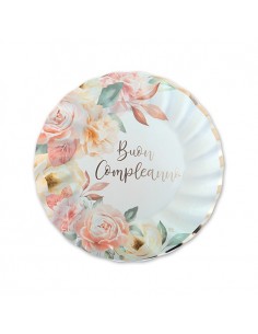 Piatti carta cm. 20 "Buon...