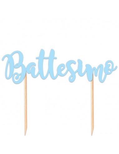 Cake topper scritta Italic Cm. 20x13...