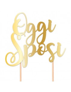Cake topper scritta Italic...