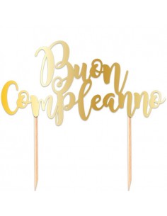 Cake topper scritta Italic...