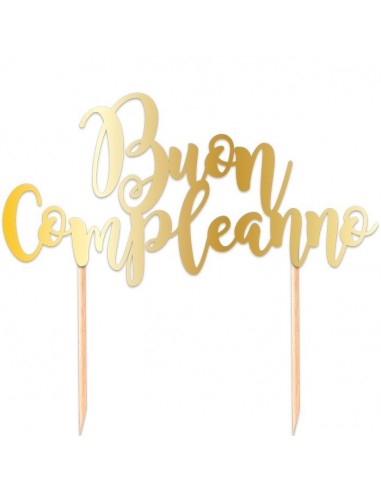 Cake topper scritta Italic Cm. 20x17...