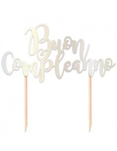 Cake topper scritta Italic...