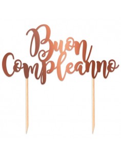 Cake topper scritta Italic...