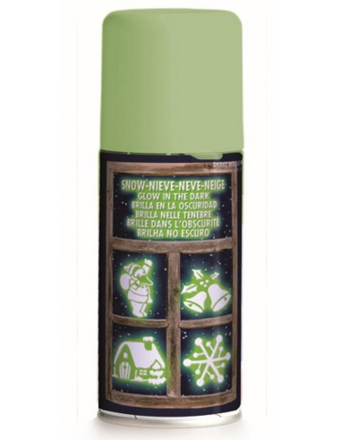 Bomboletta spray neve fosforescente...