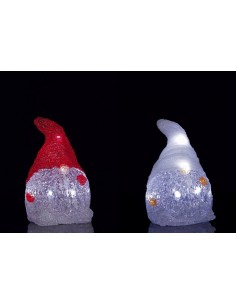 Gnomo acrilico con 10 led...