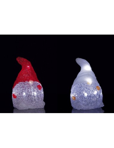 Gnomo acrilico con 10 led Cm....