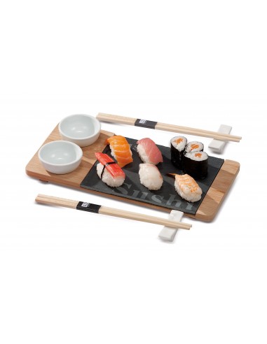 Set per Sushi con tagliere legno Cm....