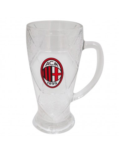 Boccale birra vetro 680 ML AC Milan