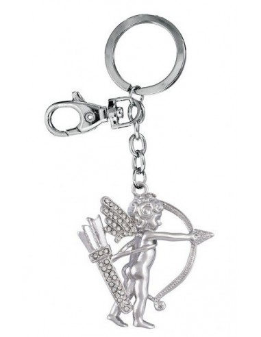 Portachiavi in metallo "Cupido con...