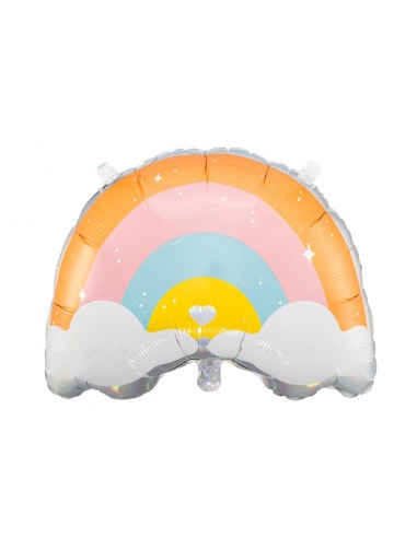 Palloncino mylar Cm. 55x40 Soft Rainbow