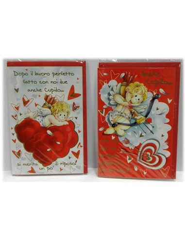 Biglietto auguri classico love con...