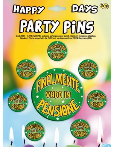 Set 8 spille (1 maxi + 7 classiche) -...