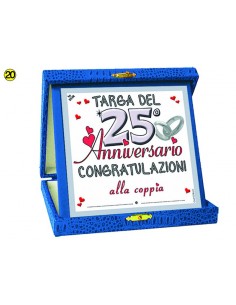 Targa a libretto vellutato...