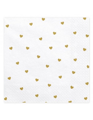 Tovaglioli carta cm. 33x33 "Hearts...