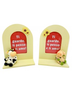 Portafoto resina 3D "Ti...