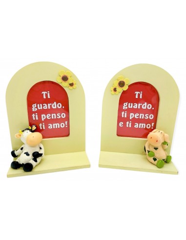 Portafoto resina 3D "Ti guardo, ti...