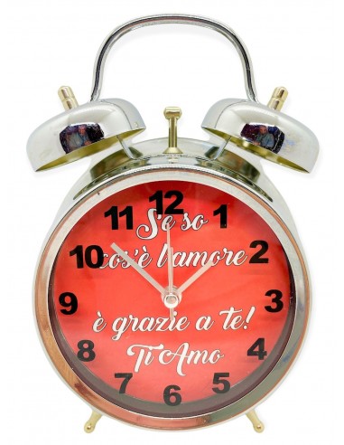 Sveglia classica media cromata Cm....