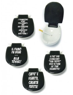 Posacenere in ceramica WC...