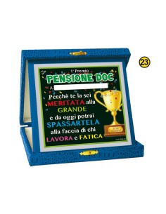 Targa a libretto vellutato...