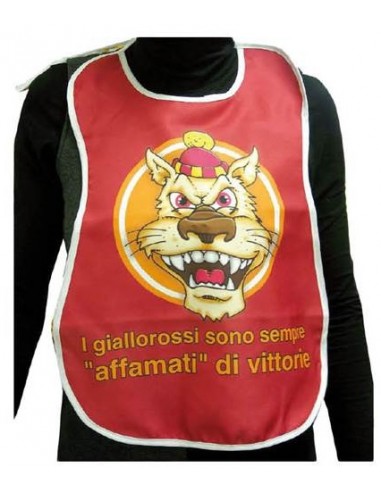 Bavaglione maxi tessuto calcio Roma...