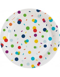Piatti carta cm. 18 -...
