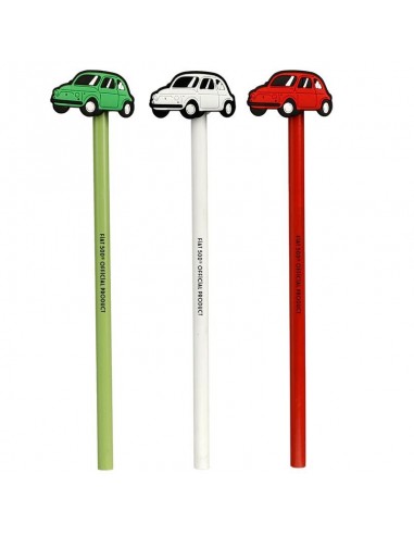 Matita con topper pvc Fiat 500