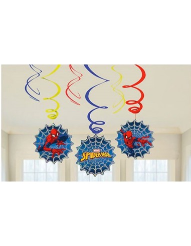 Festone pendente swirls Spiderman -...