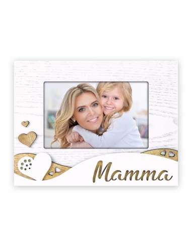 Portafoto legno Mamma intarsiato Cm....