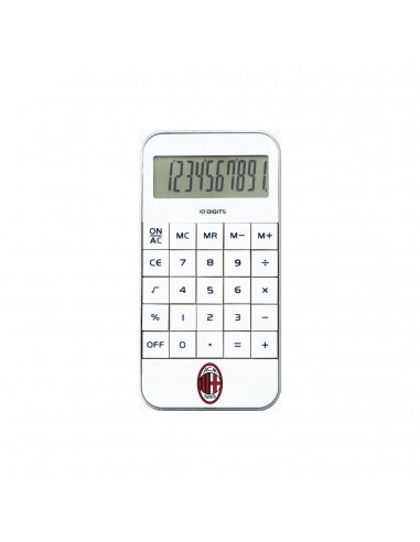Calcolatrice 10 cifre logo AC Milan